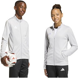 Présentation: Adidas Entrada 26 Veste D'entraînement Enfants - Gris / Blanc