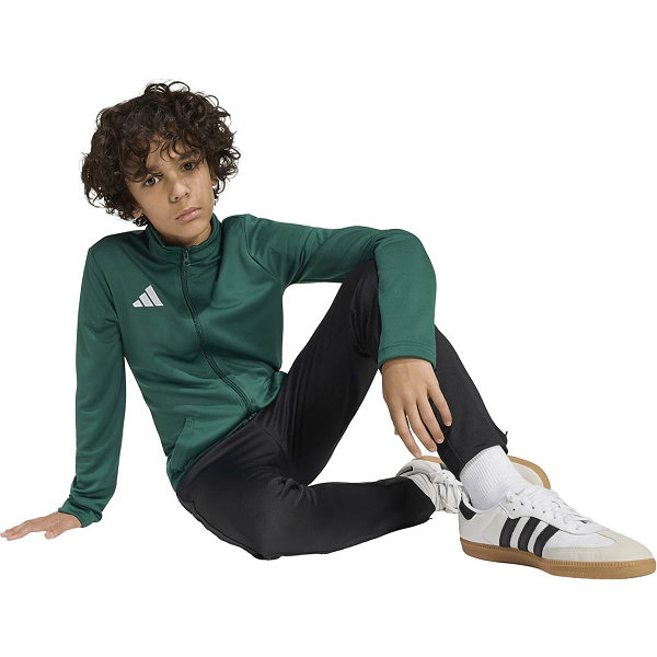Adidas Entrada 26 Trainingsjacke Kinder - Dunkelgrün