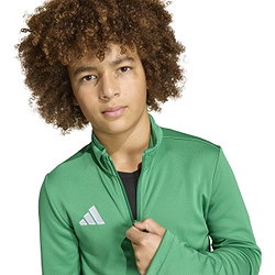 Présentation: Adidas Entrada 26 Veste D'entraînement Enfants - Vert / Blanc