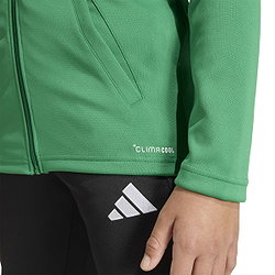 Présentation: Adidas Entrada 26 Veste D'entraînement Enfants - Vert / Blanc