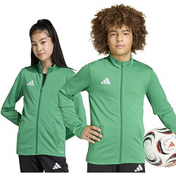 Présentation: Adidas Entrada 26 Veste D'entraînement Enfants - Vert / Blanc