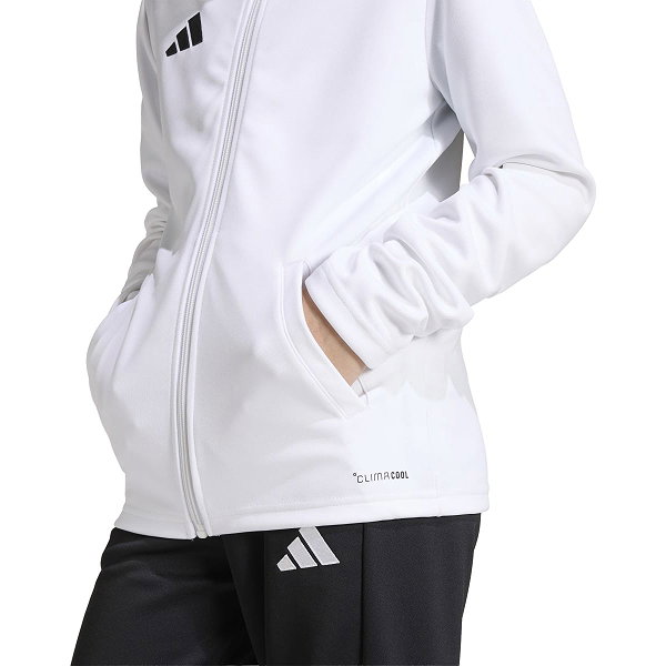 Adidas Entrada 26 Veste D'entraînement Enfants - Blanc / Noir