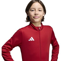 Présentation: Adidas Entrada 26 Veste D'entraînement Enfants - Rouge / Blanc