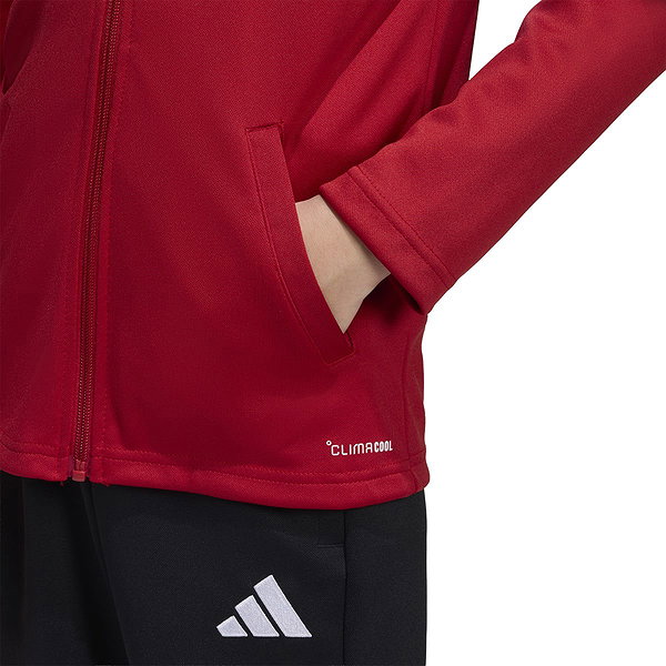 Adidas Entrada 26 Veste D'entraînement Enfants - Rouge / Blanc