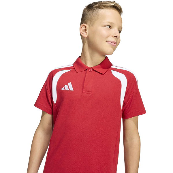 Adidas Tiro 26 League Polo Enfants - Rouge / Blanc