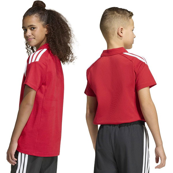 Adidas Tiro 26 League Polo Enfants - Rouge / Blanc