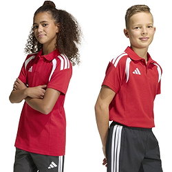 Présentation: Adidas Tiro 26 League Polo Enfants - Rouge / Blanc