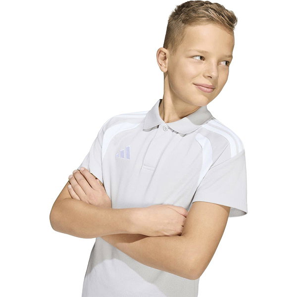 Adidas Tiro 26 League Poloshirt Kinder - Grau / Weiß