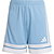Adidas Squadra 25 Short Enfants - Bleu Ciel / Blanc
