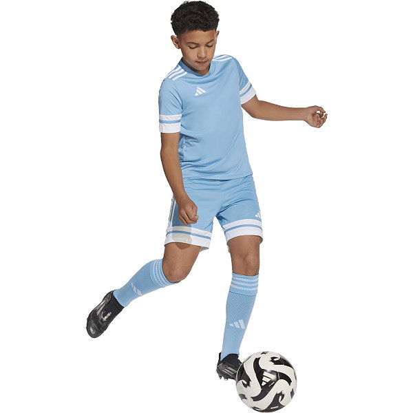 Adidas Squadra 25 Short Kinderen - Hemelsblauw / Wit