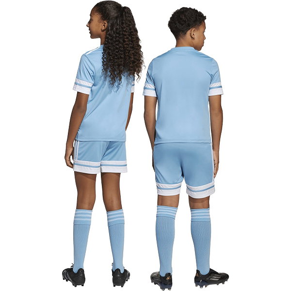 Adidas Squadra 25 Short Kinderen - Hemelsblauw / Wit