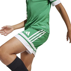 Présentation: Adidas Squadra 25 Short Enfants - Vert / Blanc