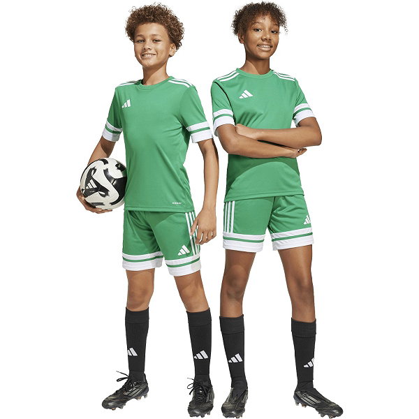 Adidas Squadra 25 Short Enfants - Vert / Blanc