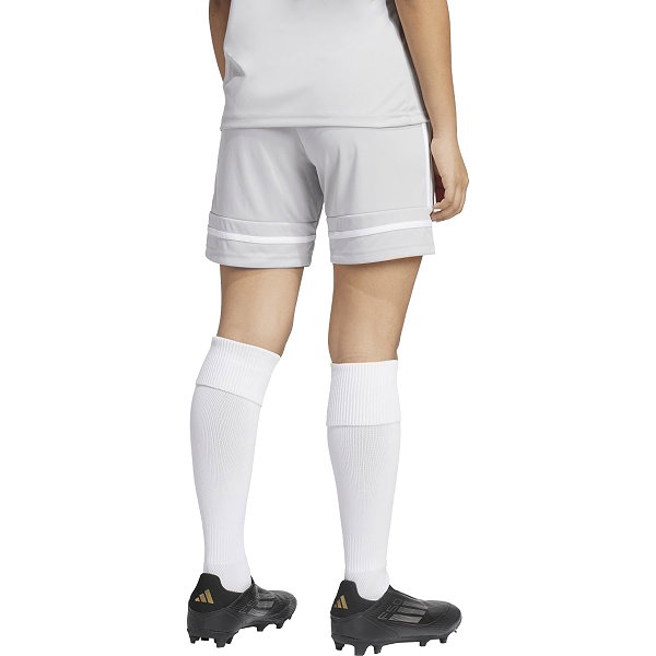 Adidas Squadra 25 Short Enfants - Gris / Blanc