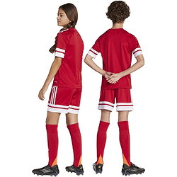 Voorvertoning: Adidas Squadra 25 Short Kinderen - Rood / Wit