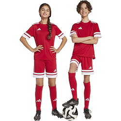 Voorvertoning: Adidas Squadra 25 Short Kinderen - Rood / Wit