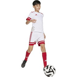Présentation: Adidas Squadra 25 Short Enfants - Blanc / Rouge