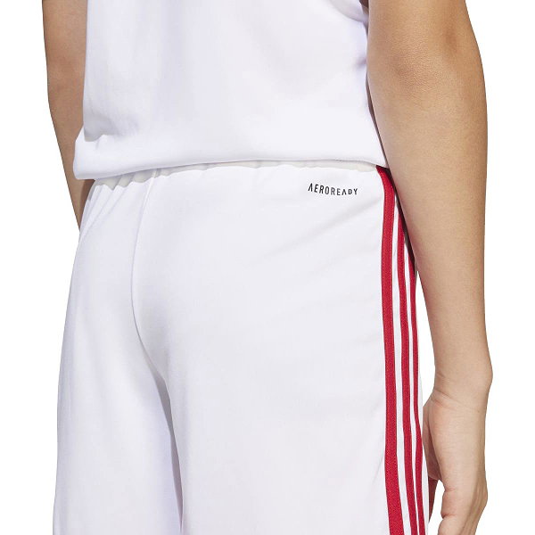 Adidas Squadra 25 Short Enfants - Blanc / Rouge