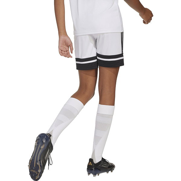 Adidas Squadra 25 Short Enfants - Blanc / Noir