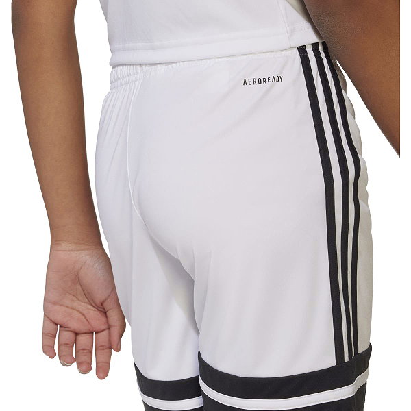 Adidas Squadra 25 Short Enfants - Blanc / Noir