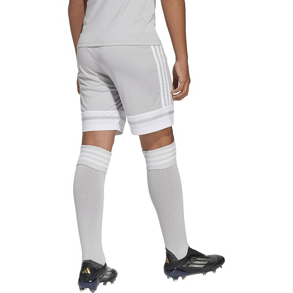 Adidas Squadra 25 Short Enfants - Gris / Blanc