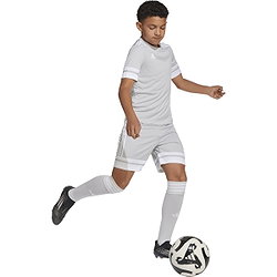 Présentation: Adidas Squadra 25 Short Enfants - Gris / Blanc