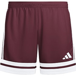 Voorvertoning: Adidas Squadra 25 Short Kinderen - Bordeaux / Wit