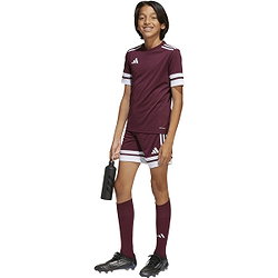 Voorvertoning: Adidas Squadra 25 Short Kinderen - Bordeaux / Wit