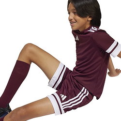 Voorvertoning: Adidas Squadra 25 Short Kinderen - Bordeaux / Wit