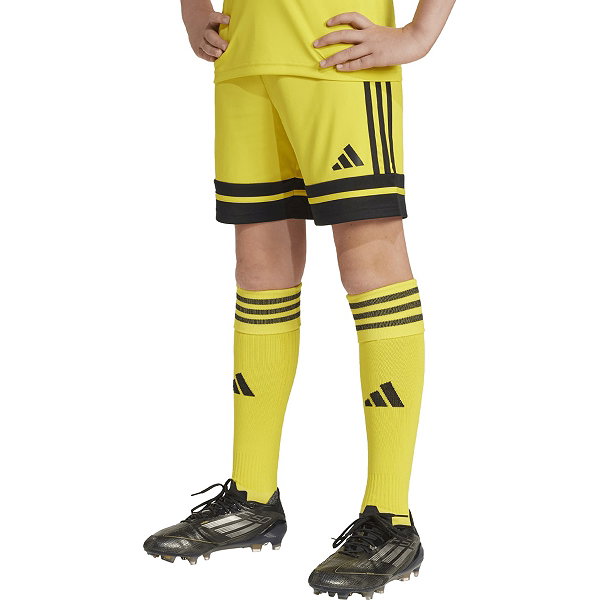 Adidas Squadra 25 Short Kinderen - Geel / Zwart