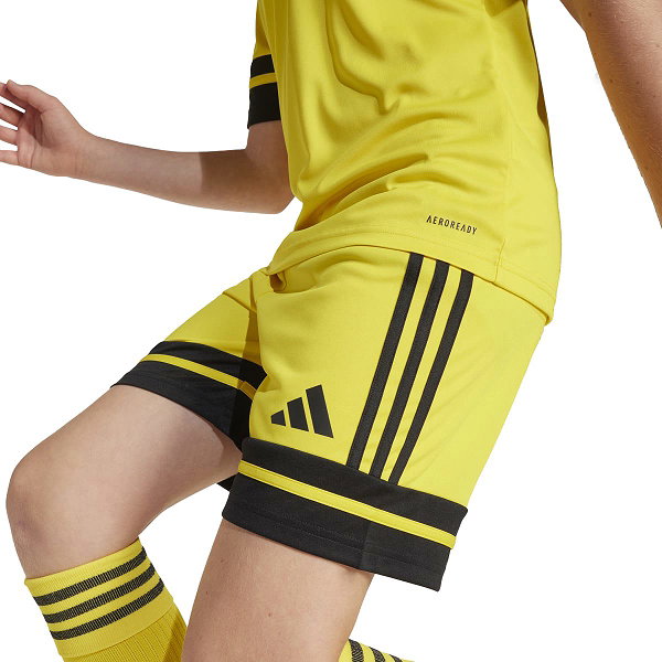 Adidas Squadra 25 Short Kinderen - Geel / Zwart