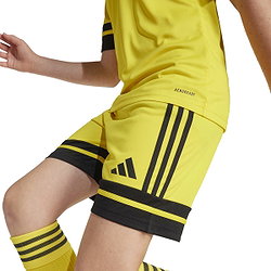 Voorvertoning: Adidas Squadra 25 Short Kinderen - Geel / Zwart
