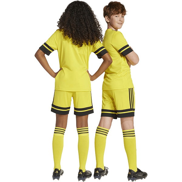 Adidas Squadra 25 Short Kinderen - Geel / Zwart