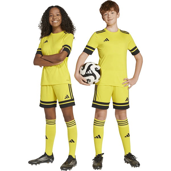 Adidas Squadra 25 Short Kinderen - Geel / Zwart