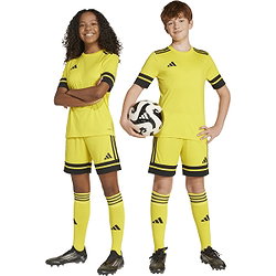 Voorvertoning: Adidas Squadra 25 Short Kinderen - Geel / Zwart