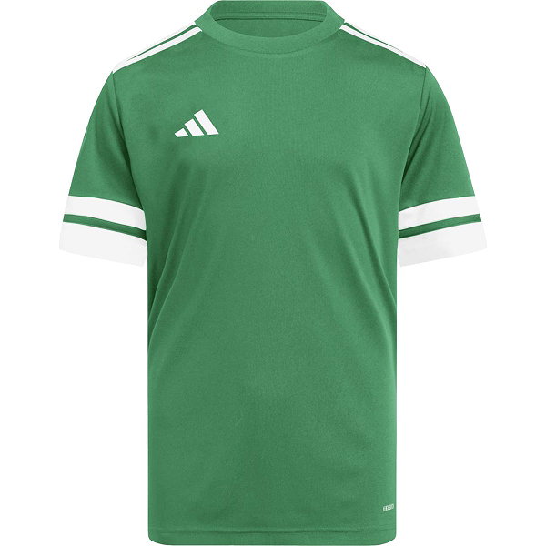 Adidas Squadra 25 Maillot Manches Courtes Enfants - Vert / Blanc