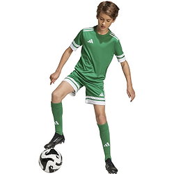 Présentation: Adidas Squadra 25 Maillot Manches Courtes Enfants - Vert / Blanc