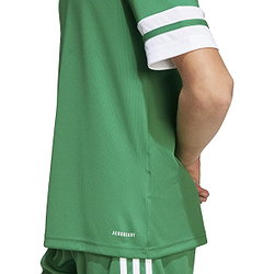 Présentation: Adidas Squadra 25 Maillot Manches Courtes Enfants - Vert / Blanc