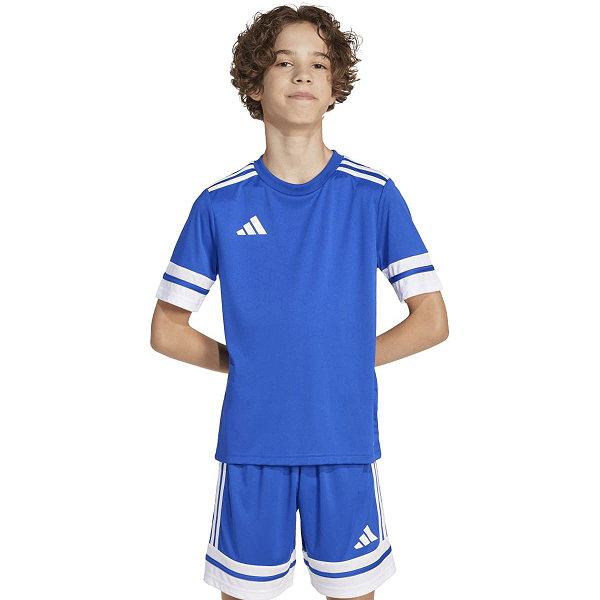 Adidas Squadra 25 Shirt Korte Mouw Kinderen - Royal / Wit