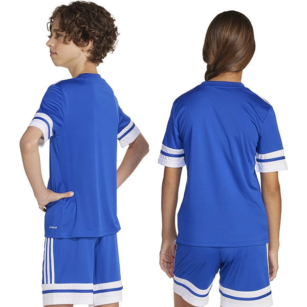 Adidas Squadra 25 Shirt Korte Mouw Kinderen - Royal / Wit