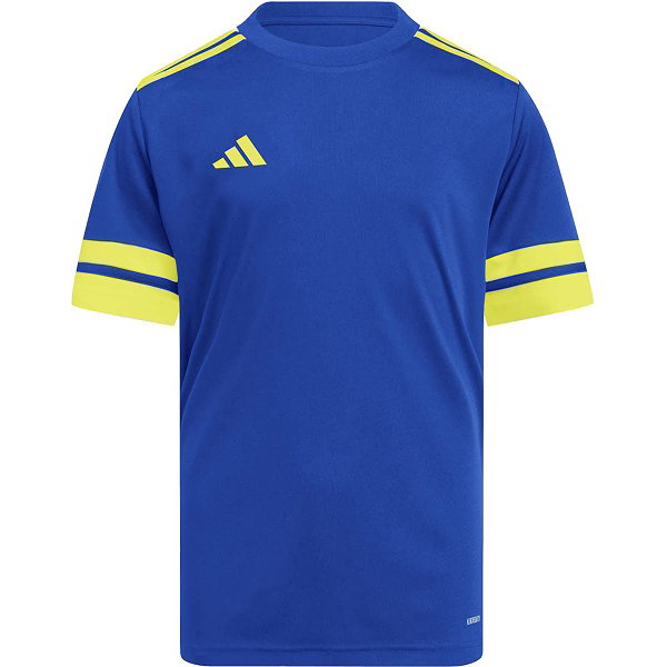 Adidas Squadra 25 Maillot Manches Courtes Enfants - Royal / Jaune