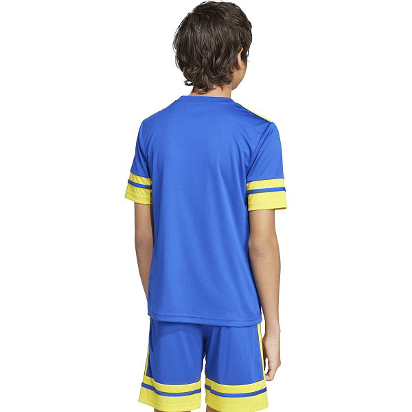 Adidas Squadra 25 Maillot Manches Courtes Enfants - Royal / Jaune