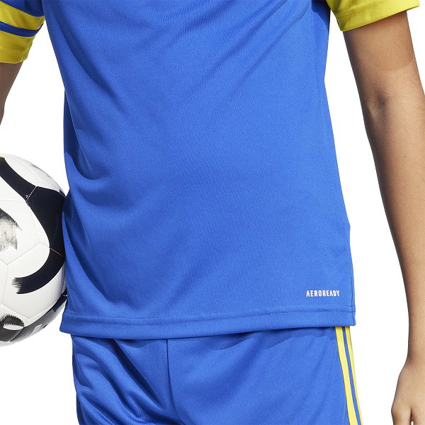 Adidas Squadra 25 Maillot Manches Courtes Enfants - Royal / Jaune