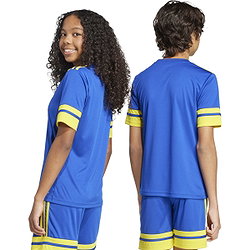 Présentation: Adidas Squadra 25 Maillot Manches Courtes Enfants - Royal / Jaune