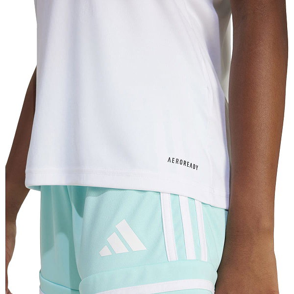 Adidas Squadra 25 Shirt Korte Mouw Kinderen - Wit