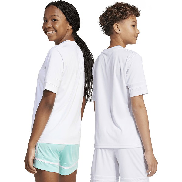 Adidas Squadra 25 Shirt Korte Mouw Kinderen - Wit
