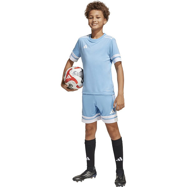 Adidas Squadra 25 Trikot Kurzarm Kinder - Skyblue / Weiß