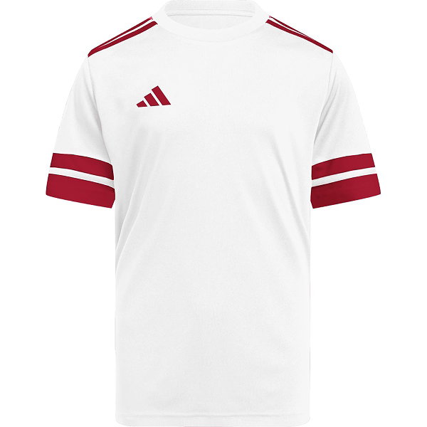Adidas Squadra 25 Maillot Manches Courtes Enfants - Blanc / Rouge