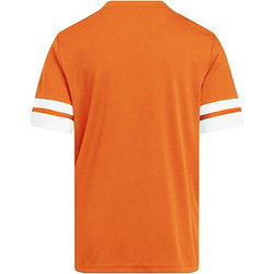 Présentation: Adidas Squadra 25 Maillot Manches Courtes Enfants - Orange / Blanc