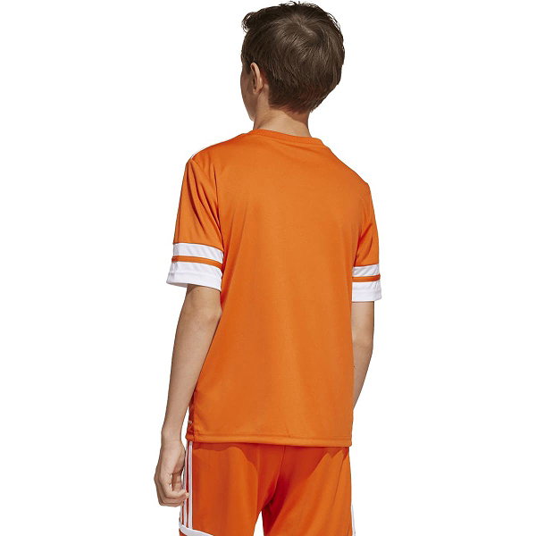 Adidas Squadra 25 Maillot Manches Courtes Enfants - Orange / Blanc